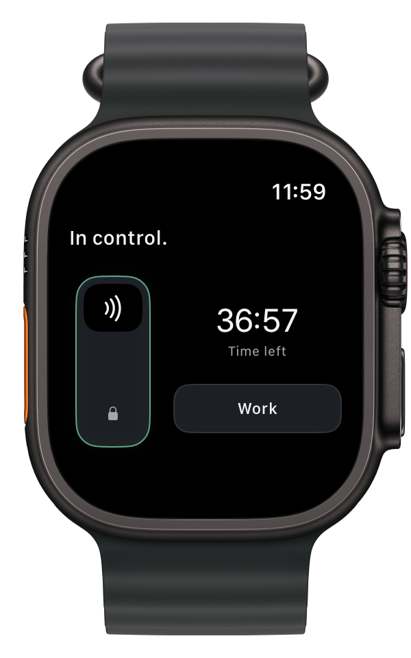 PAUSA: Control, on your wrist.